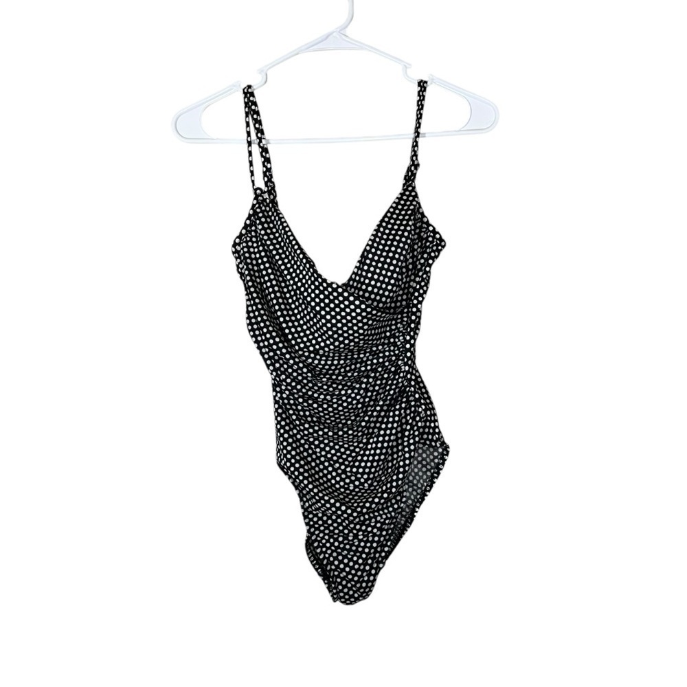 Magicsuit by Miraclesuit Polka Dot One Piece Swimsuit Size 10